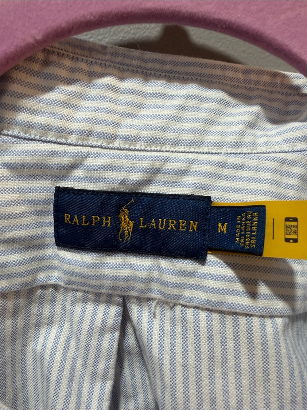 Polo by Ralph Lauren Blue & White Striped Button-Down Shirt - Picture 2 of 3